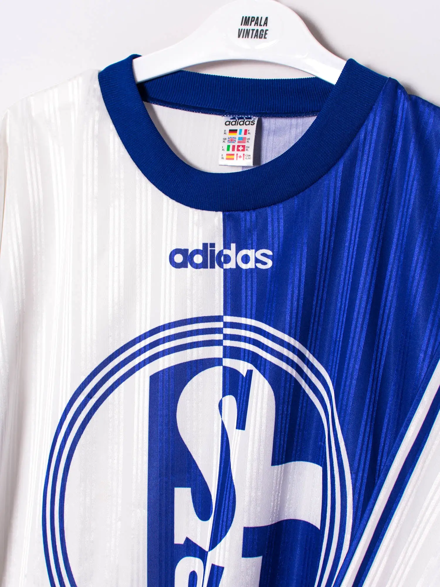 Schalke Adidas Official Football 1996/1997 Training Jersey