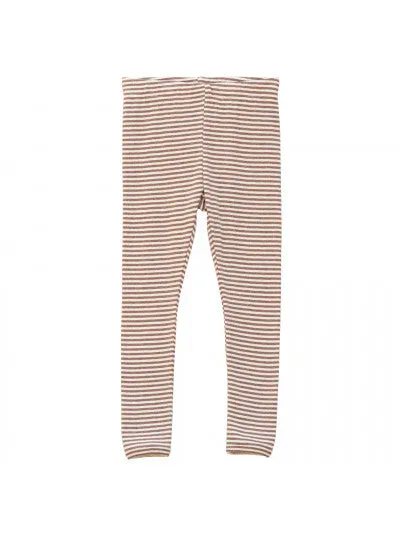 Stripe Leggings - Acorn/Off White M102