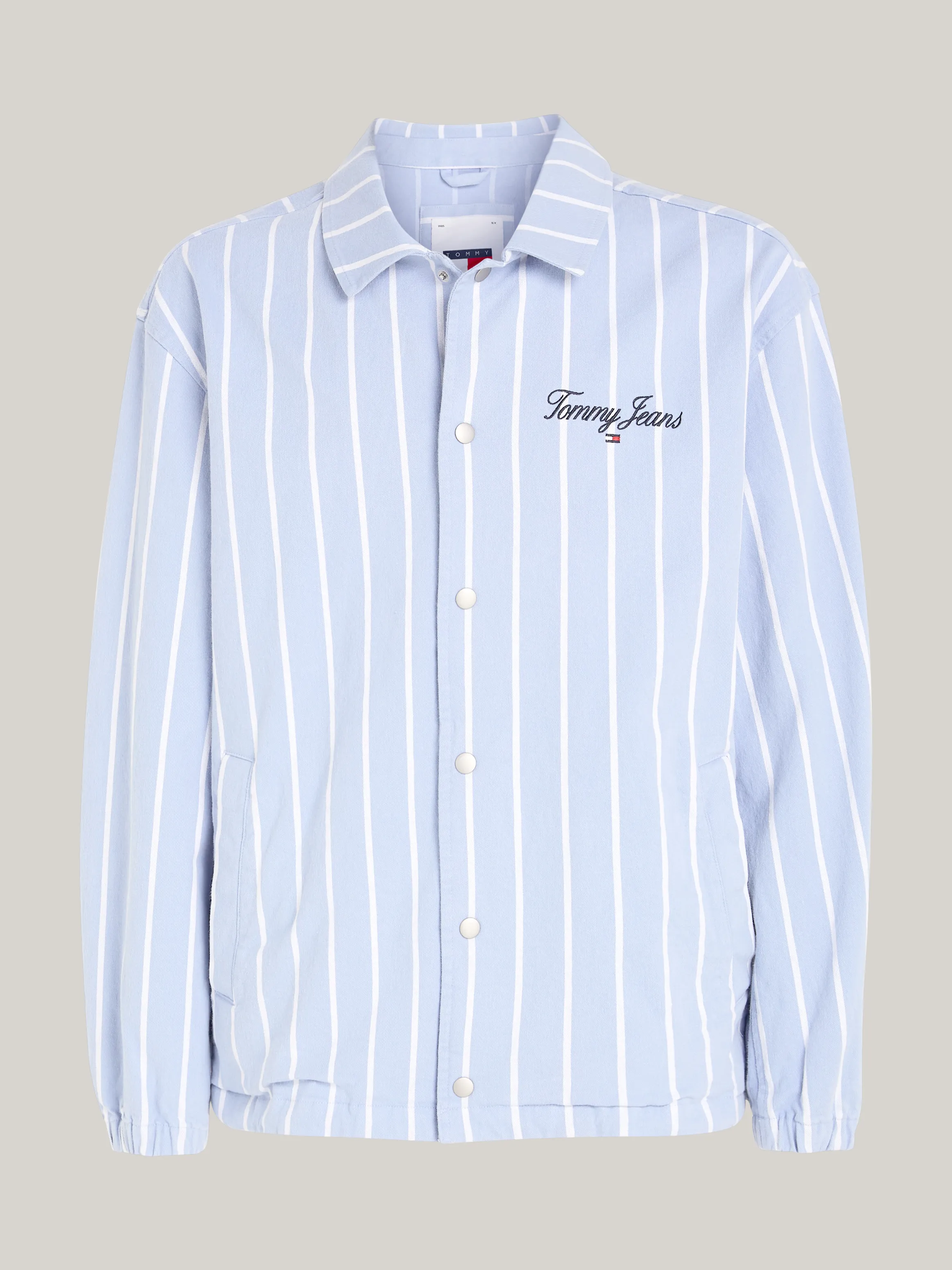 Stripe Relaxed Overshirt Jacket | Coats & Jackets | Tommy Jeans