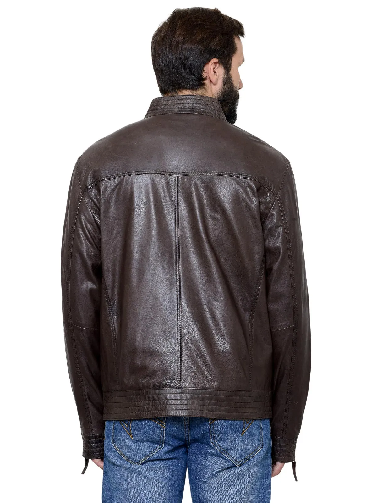 Teakwood Men's Brown Leather Jackets