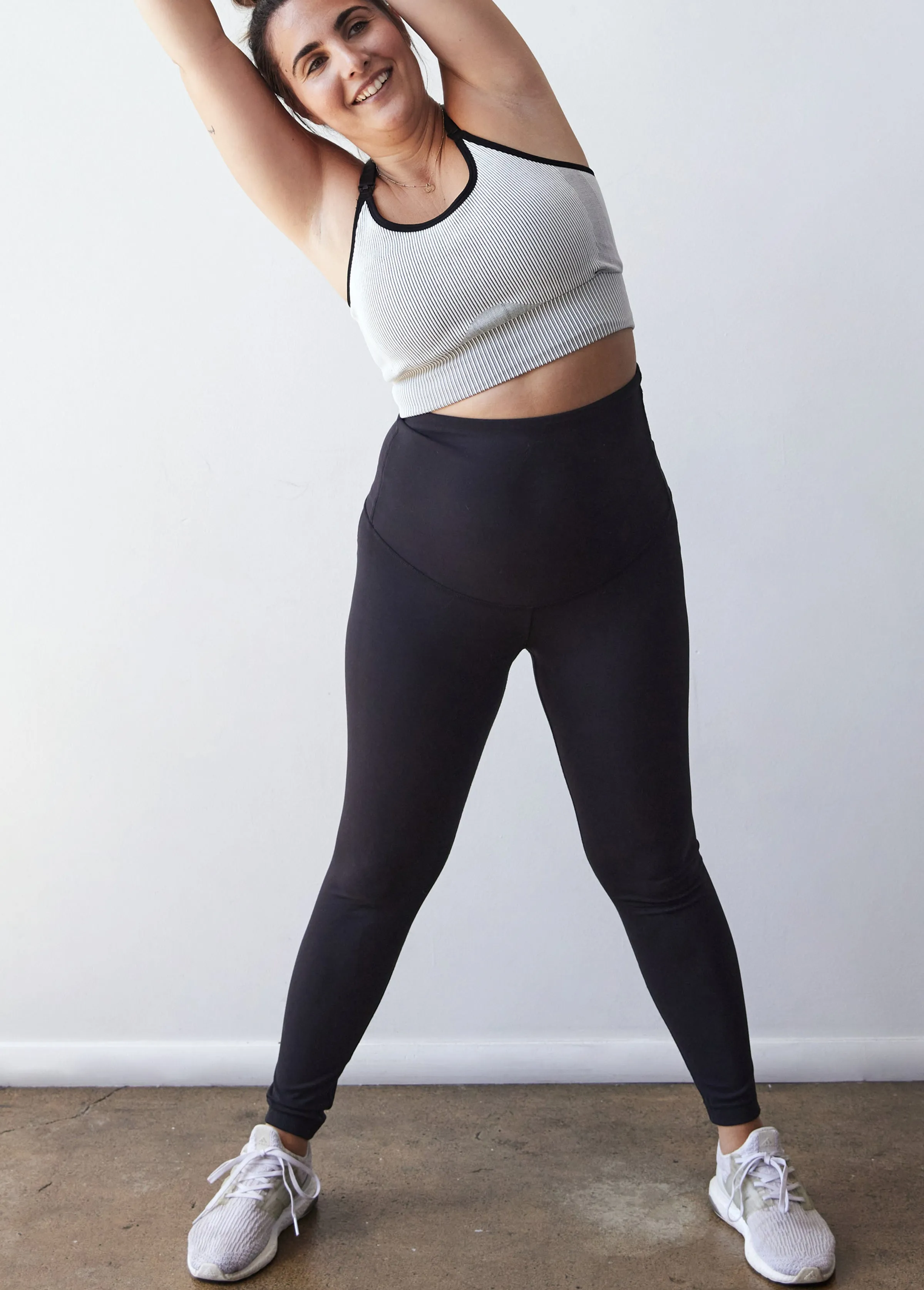 The Recovery Postpartum Compression Black Leggings