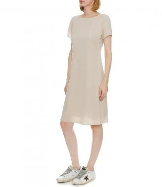 THEORYOPEN NECK DRESS