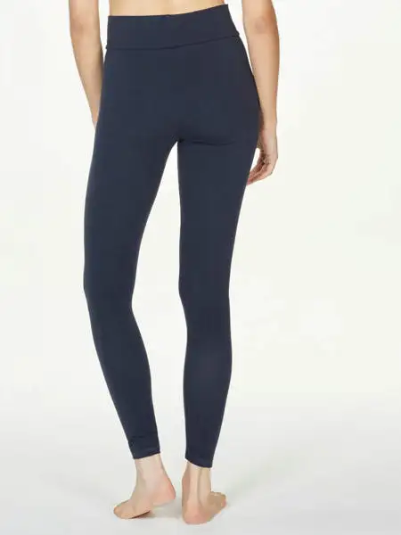 Thought Midnight Navy Heavy Bamboo Jersey Leggings