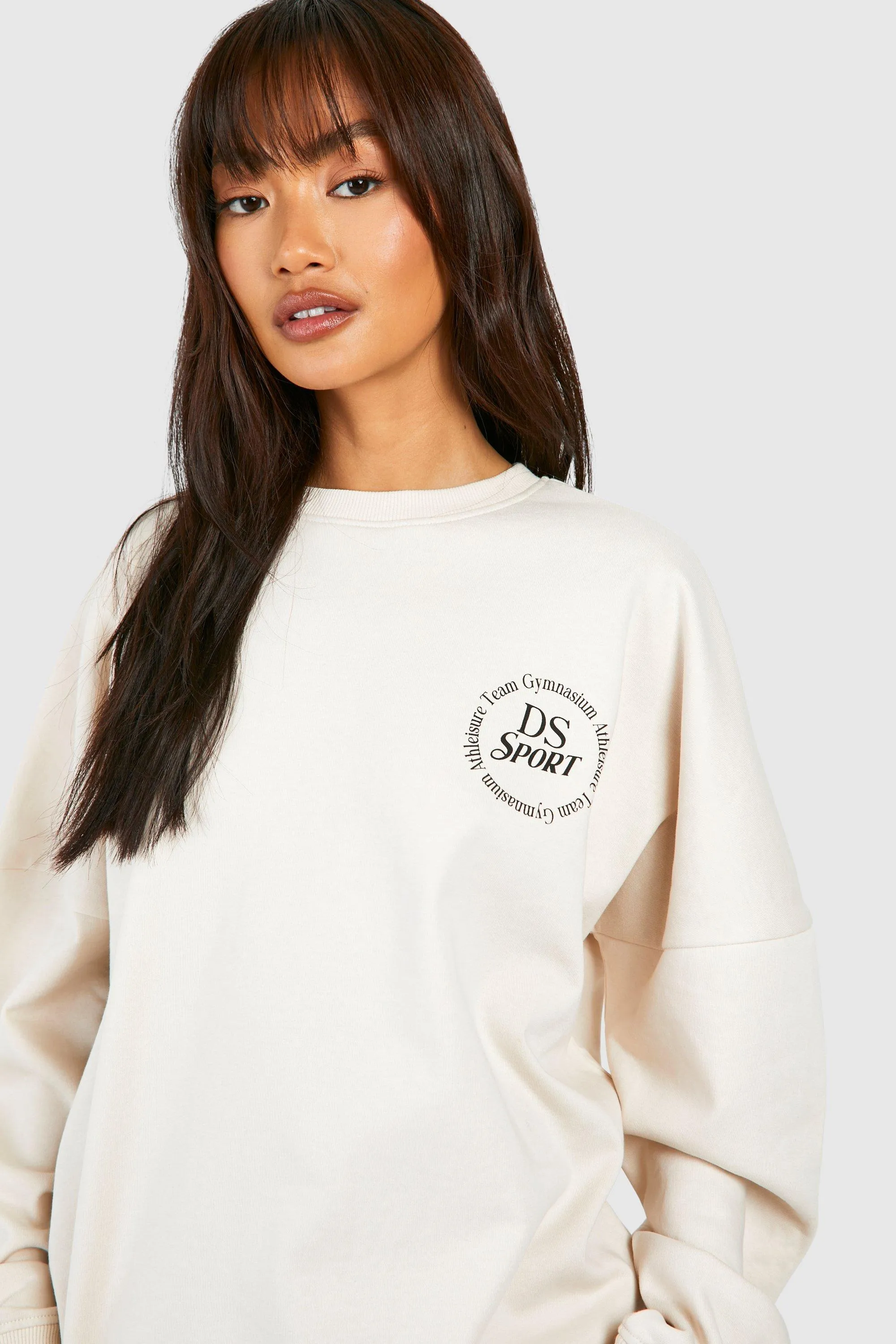 Tracksuits | Dsgn Studio Sports Slogan Sweatshirt Short Tracksuit | boohoo