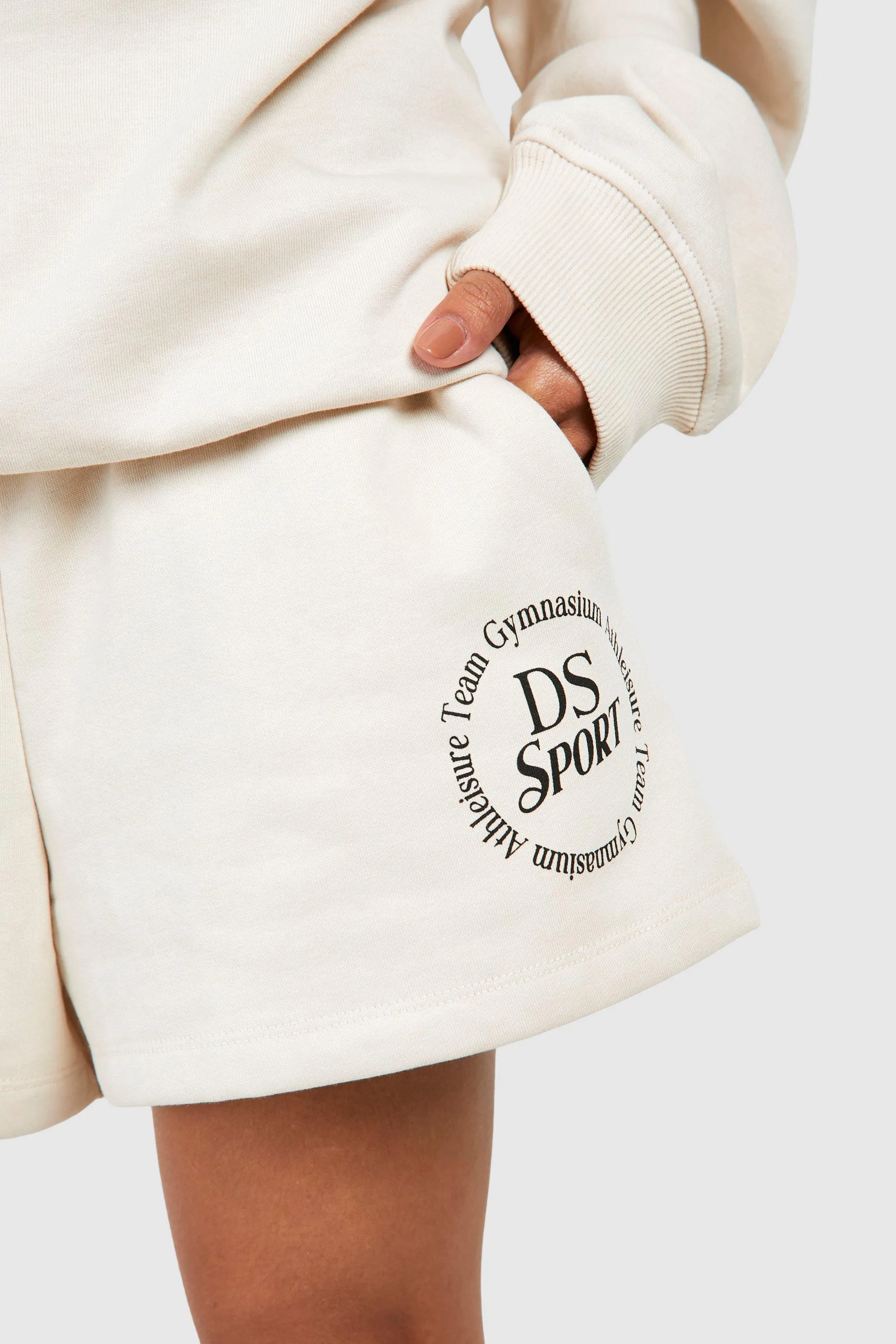 Tracksuits | Dsgn Studio Sports Slogan Sweatshirt Short Tracksuit | boohoo