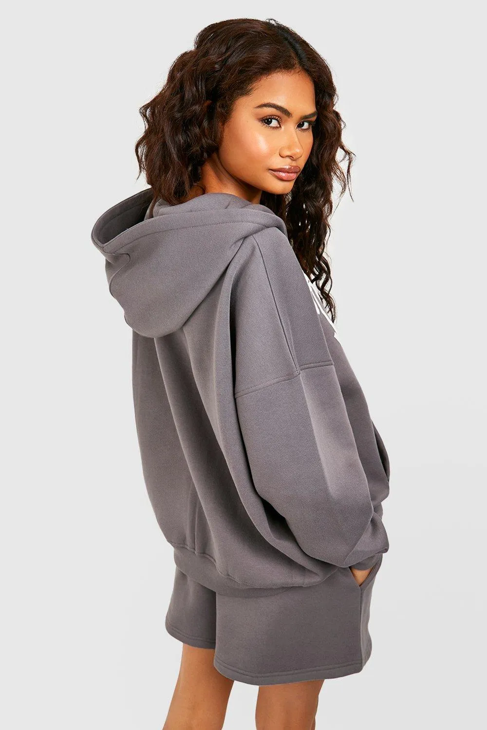 Tracksuits | West Coast Slogan Zip Through Short Tracksuit | boohoo