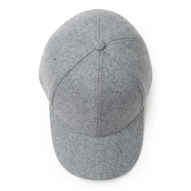 Unisex Outdoor Felt Baseball Cap Woolen Warm Casual Sports Golf Hat