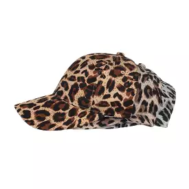 Women Men Leopard Baseball Cap Breathable Sun Hat