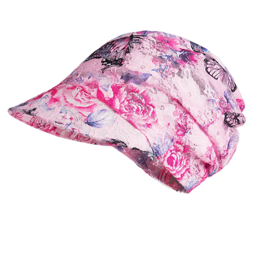 Women Multifunction Sunscreen Outdoor Riding UV Protection Colorful Sun Hat Visor Hat