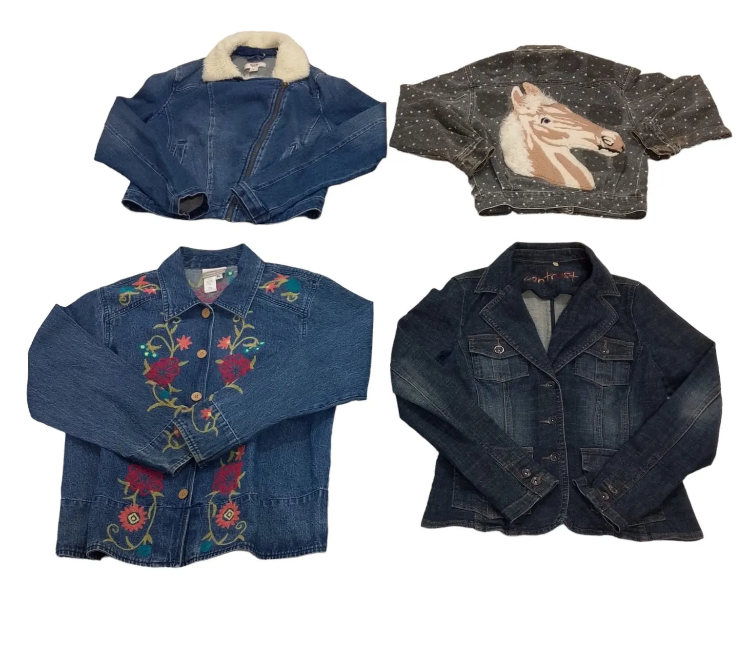 Y2K 24 Unique Denim Jackets - 13 pcs - 13/5/24