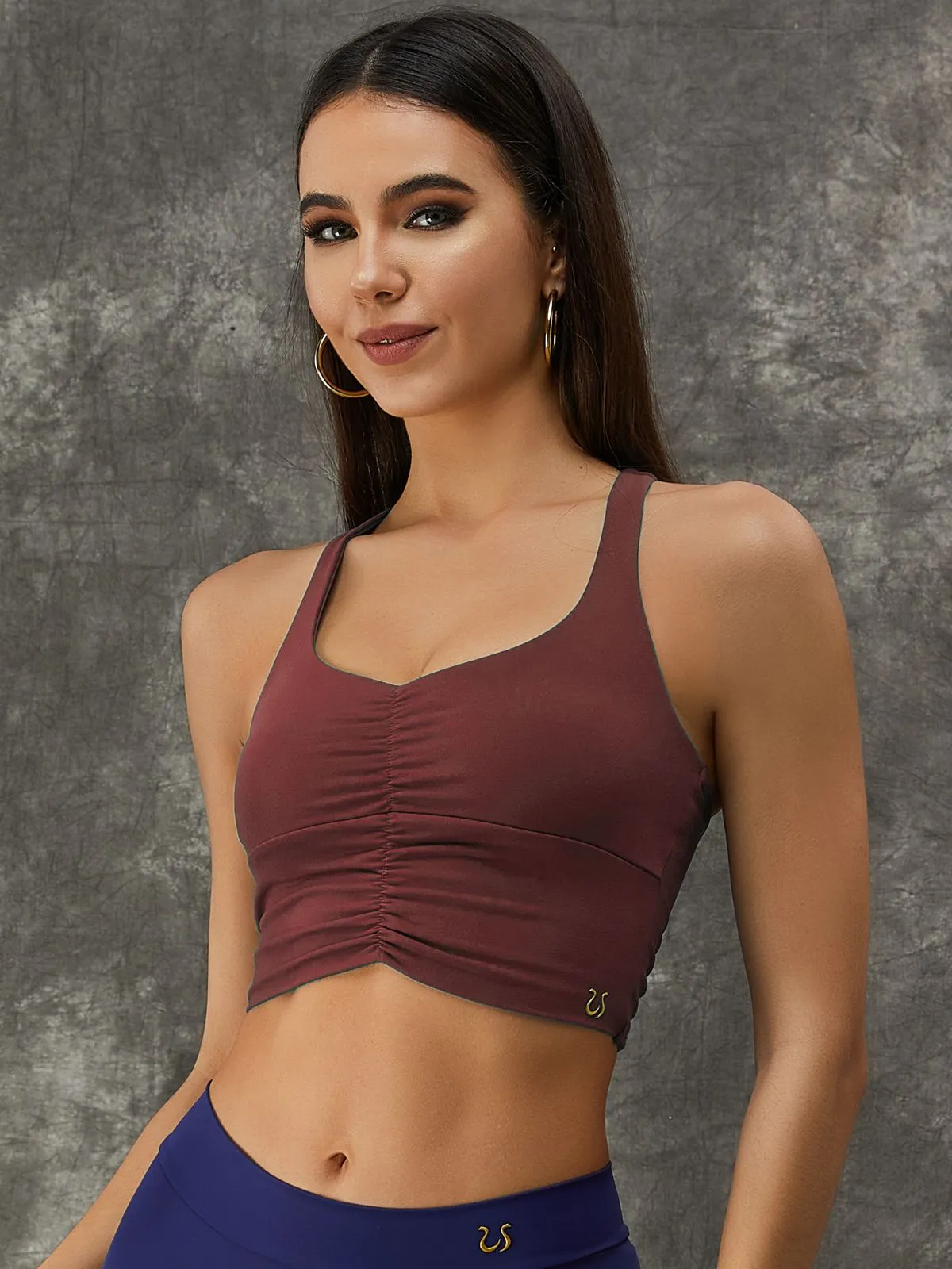 ZASUWA Female Front Folds Sports Bras