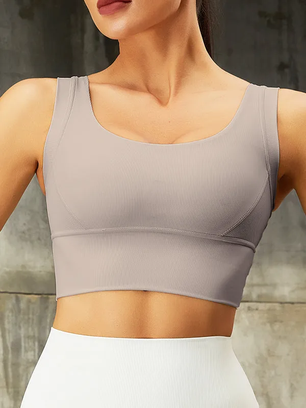 ZASUWA Female Ribbed High-support Sports Bras