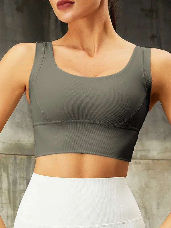 ZASUWA Female Ribbed High-support Sports Bras