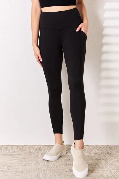 Zenana High Waist Wide Waistband Leggings